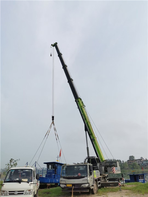 赵县桥梁建设吊装案例